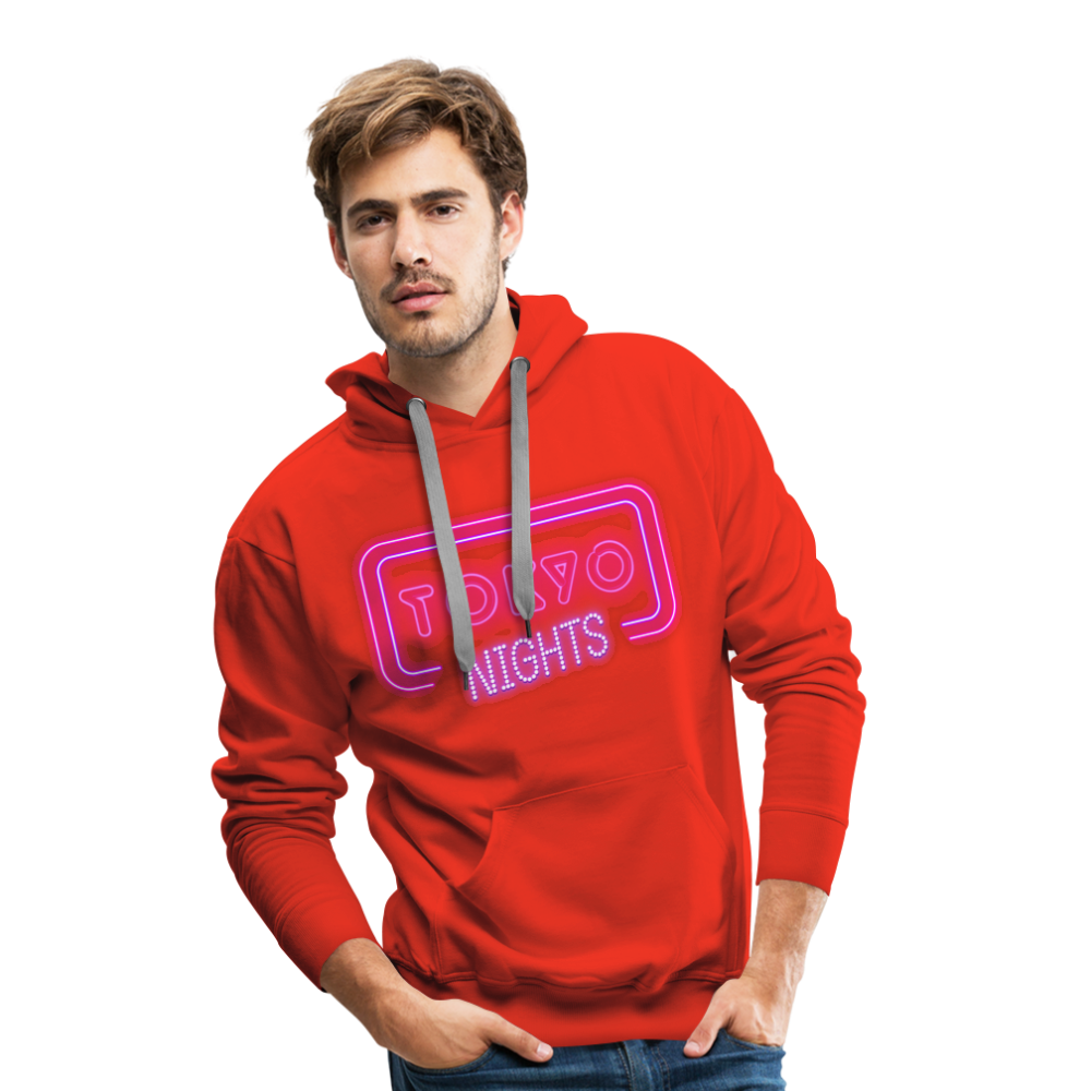 Hoodie Japan "Tokyo Nights" - Rot