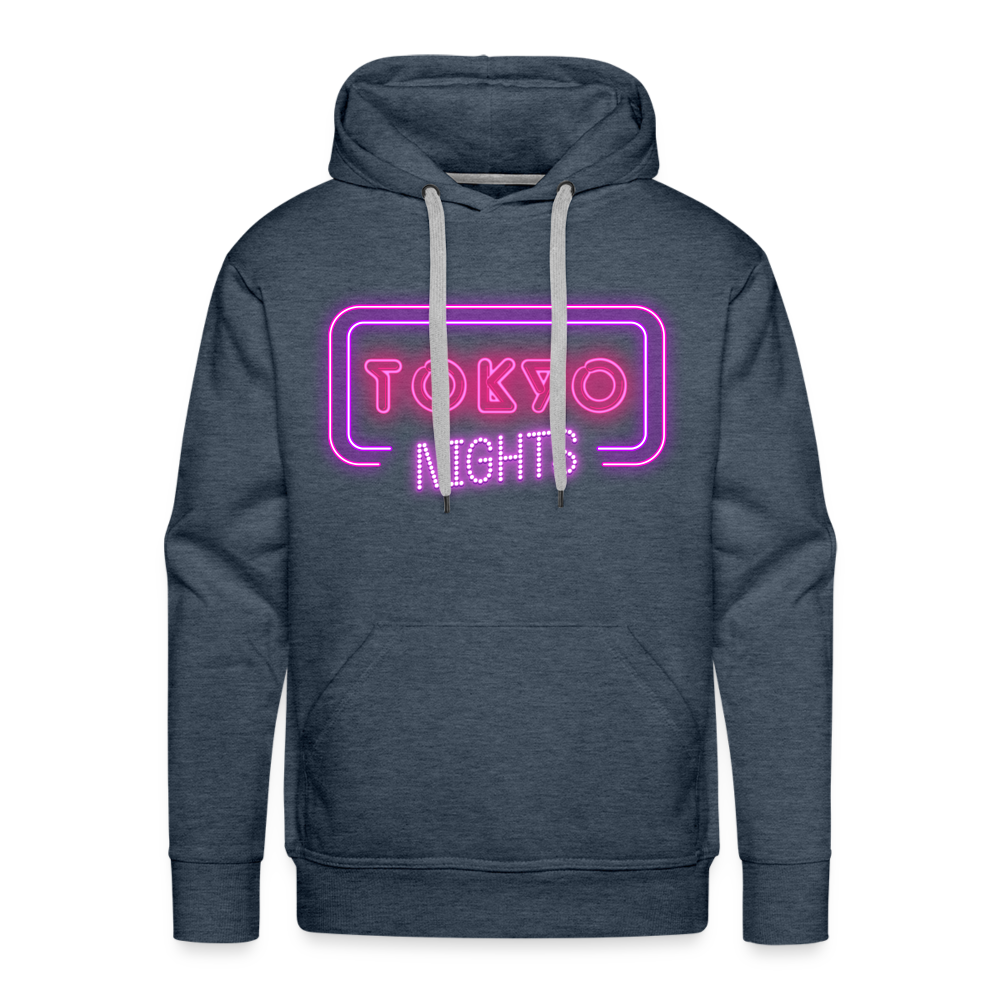 Hoodie Japan "Tokyo Nights" - Jeansblau