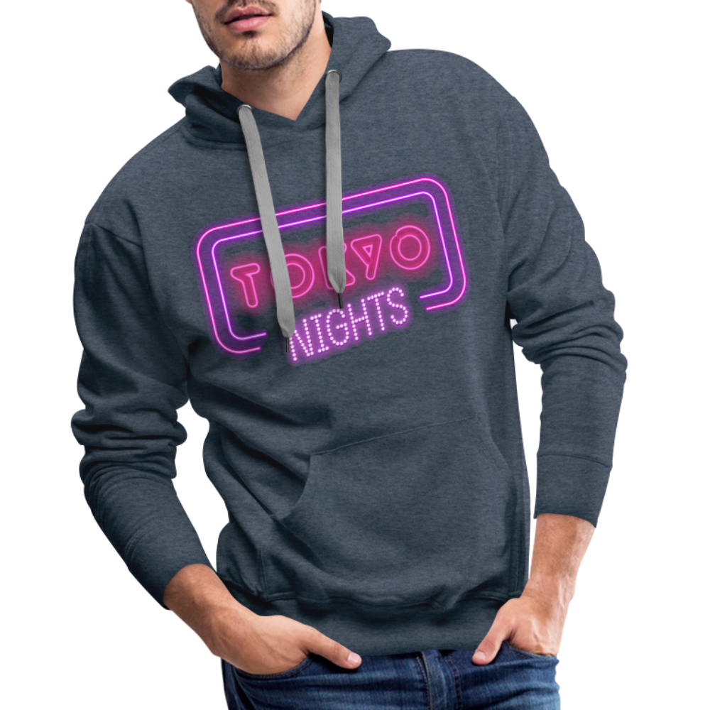 Hoodie Japan "Tokyo Nights" - Jeansblau