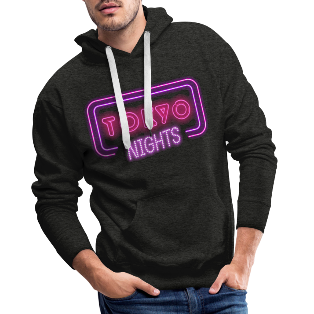 Hoodie Japan "Tokyo Nights" - Anthrazit