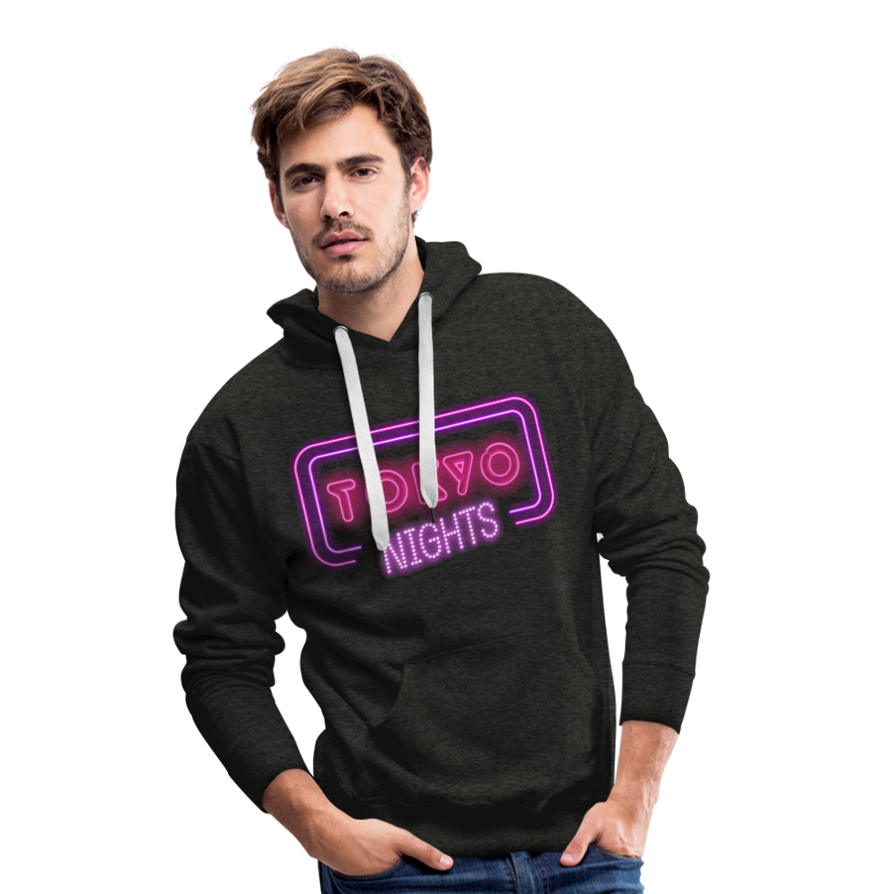 Hoodie Japan "Tokyo Nights" - Anthrazit